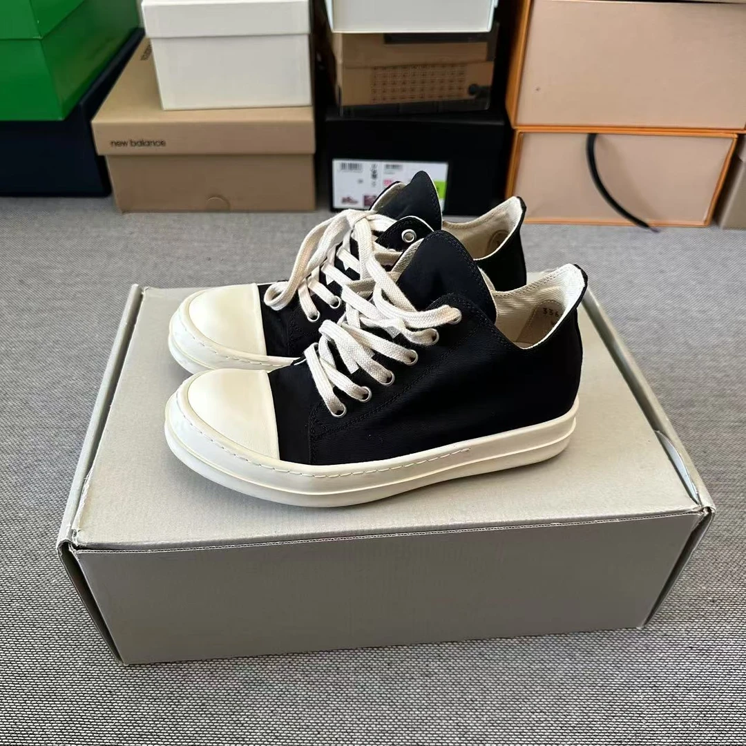 99新 RICKOWENS 36码 ro低帮大匡威 黑白 原盒配件齐全