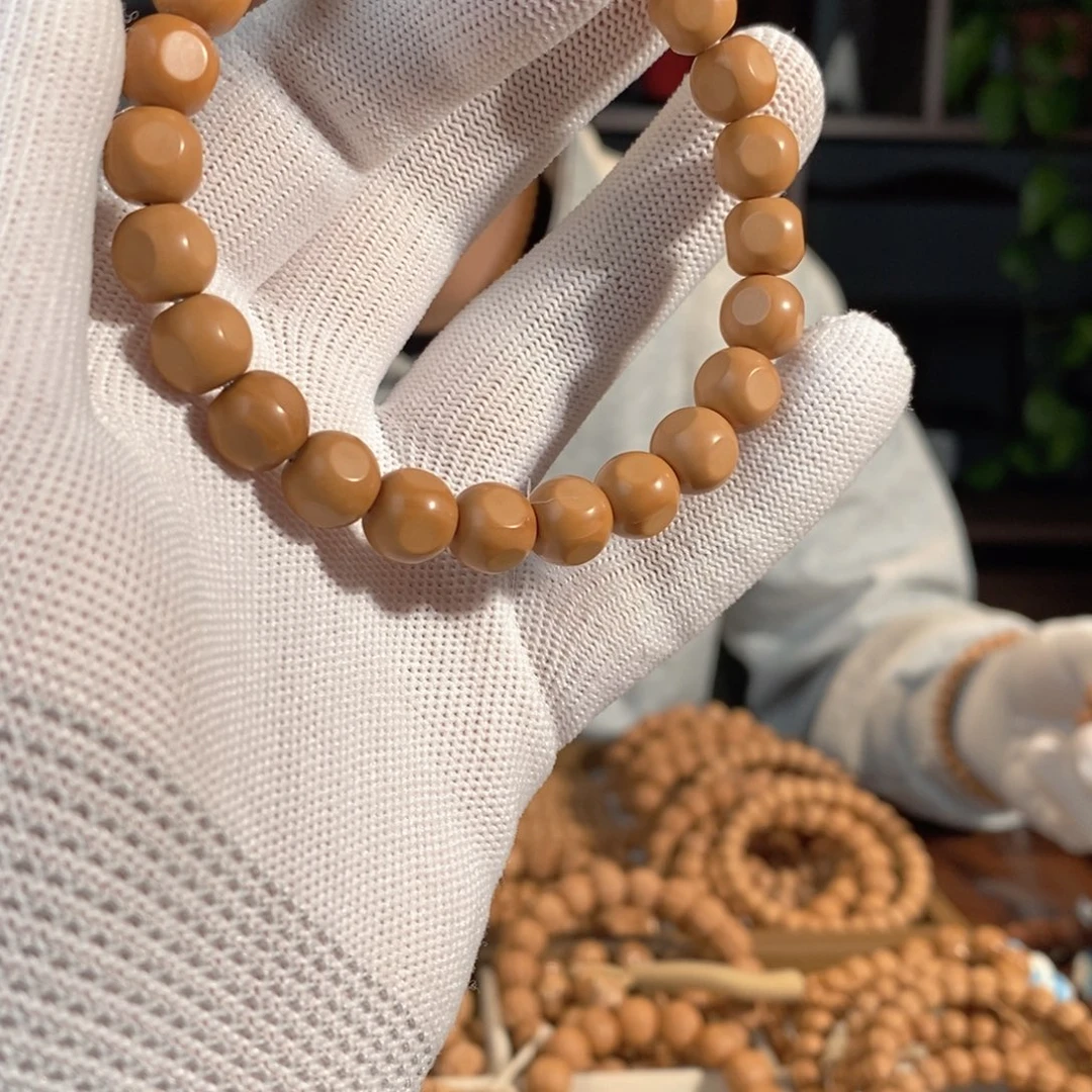 帅***a猴头核桃手串9➕亮面六方全品无暇