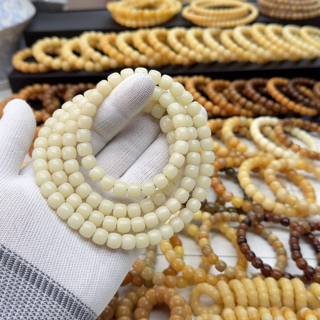 菩提根/象牙果手串8*9鬼工5年