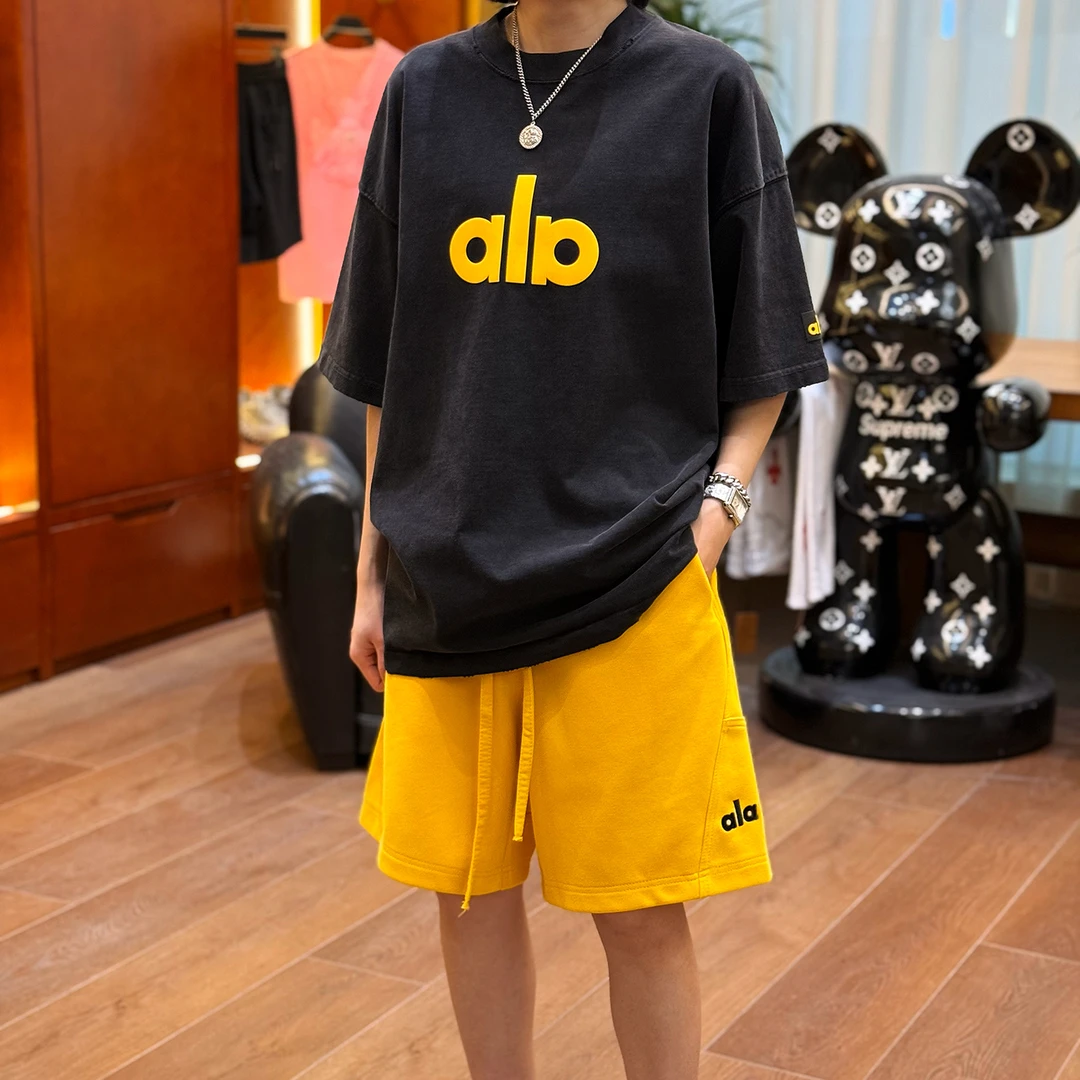 【媛媛专属】lo发泡 夏季简约风男女同款薄短袖T恤 KLX-TX66326