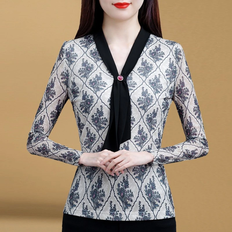 85199洋气小衫显瘦时尚打底衫秋冬上衣