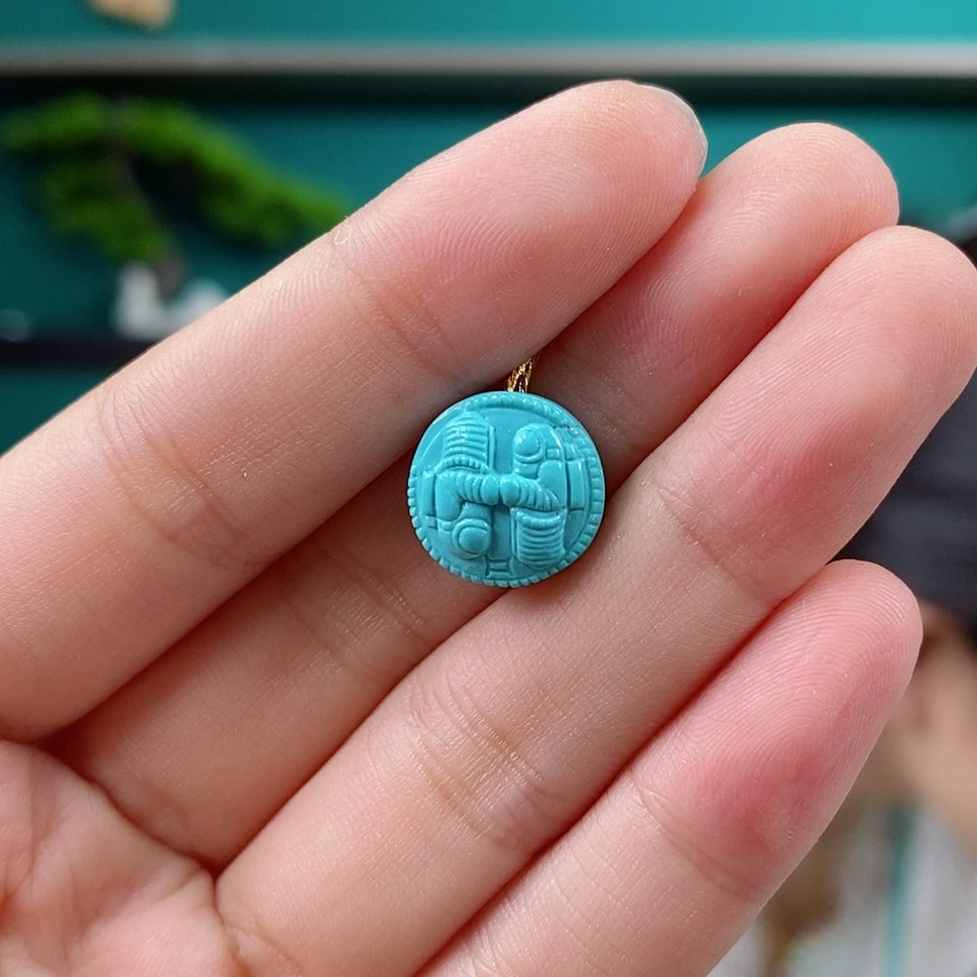 未镶嵌绿松石珠宝奇石