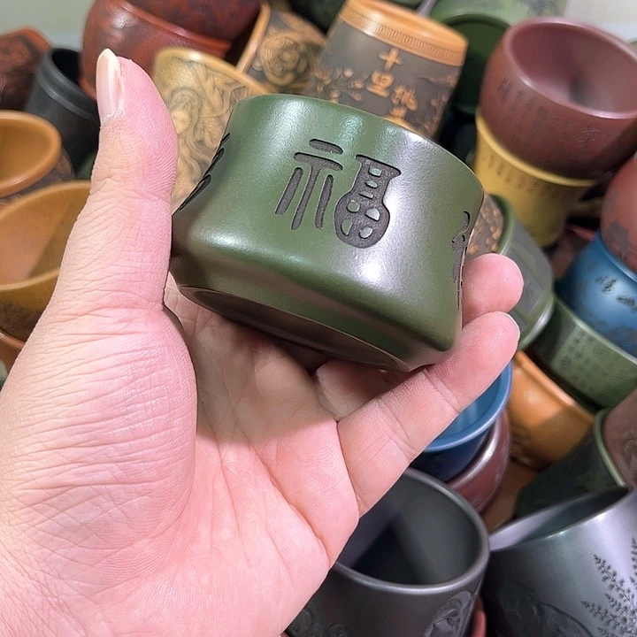 茶杯紫砂全手工紫砂主任杯