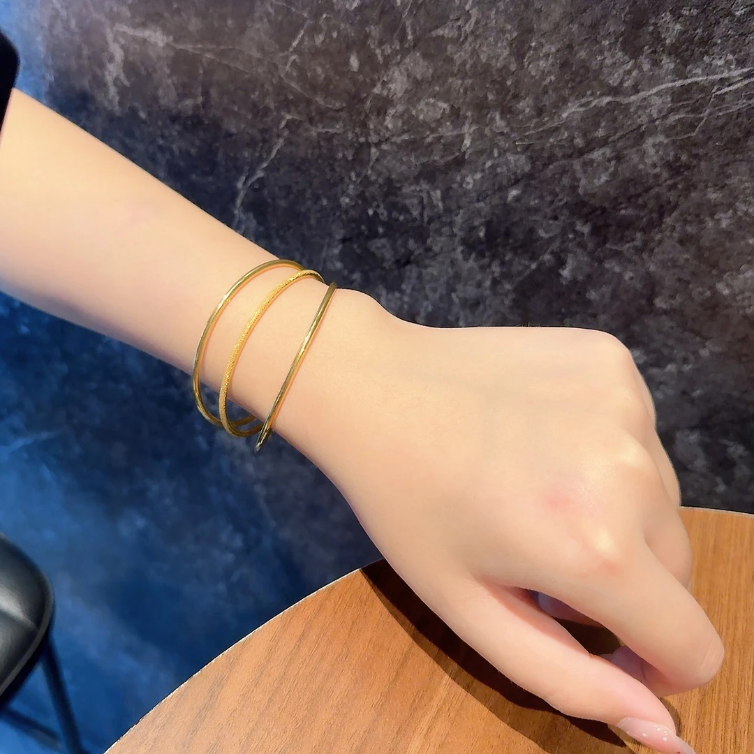 足银手镯 三生三世手镯时尚百搭不掉色经典传承精美