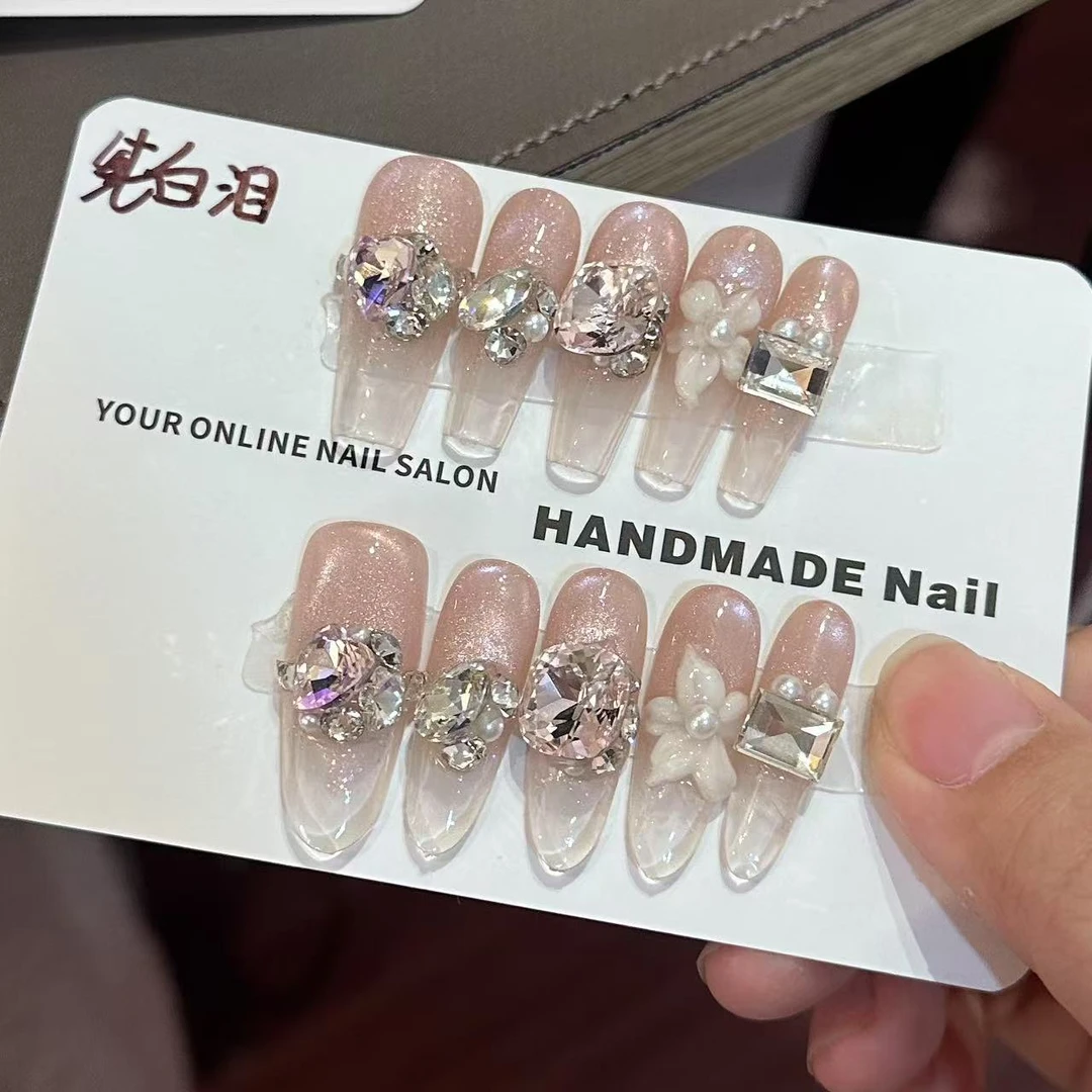 【纯白泪】纯手工穿戴甲