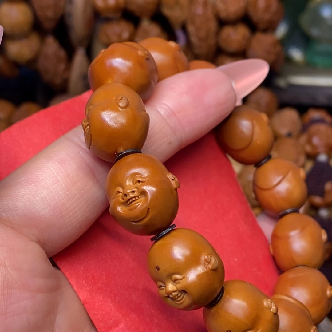 橄榄核手串/手链十分开心