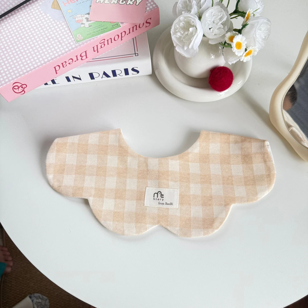 [296]侧标直播Ins婴儿口水巾宝宝围嘴柔软透气防吐奶围兜