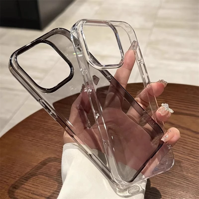 透明不发黄适用苹果16promax手机壳新款iphone15超薄14透明13个性
