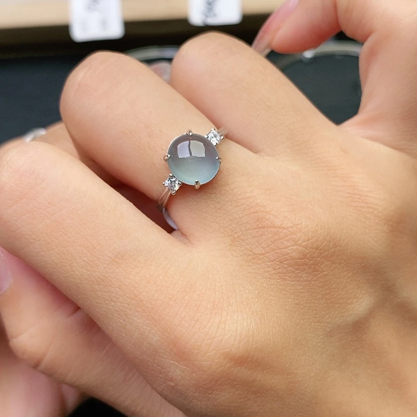 【闪购商品】翡翠戒指未镶嵌天然翡翠戒指