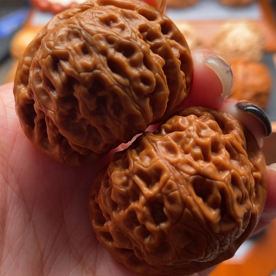 把件文玩核桃41尺寸宫灯狮子头