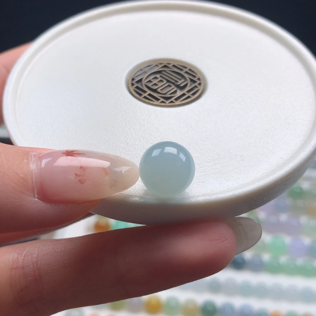 未镶嵌定制翡翠卡11baby蓝