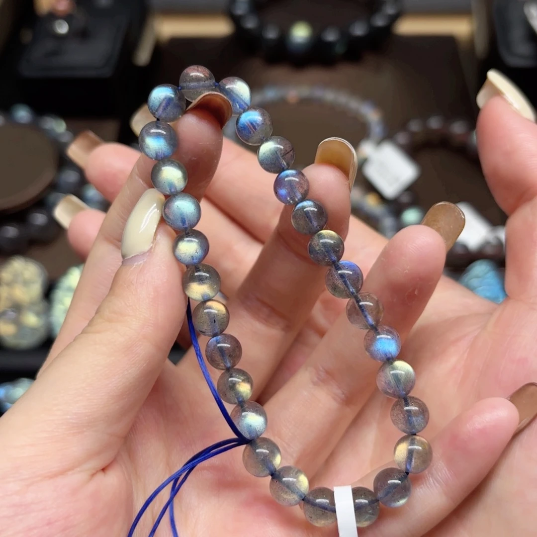 未镶嵌手链长石7mm左右