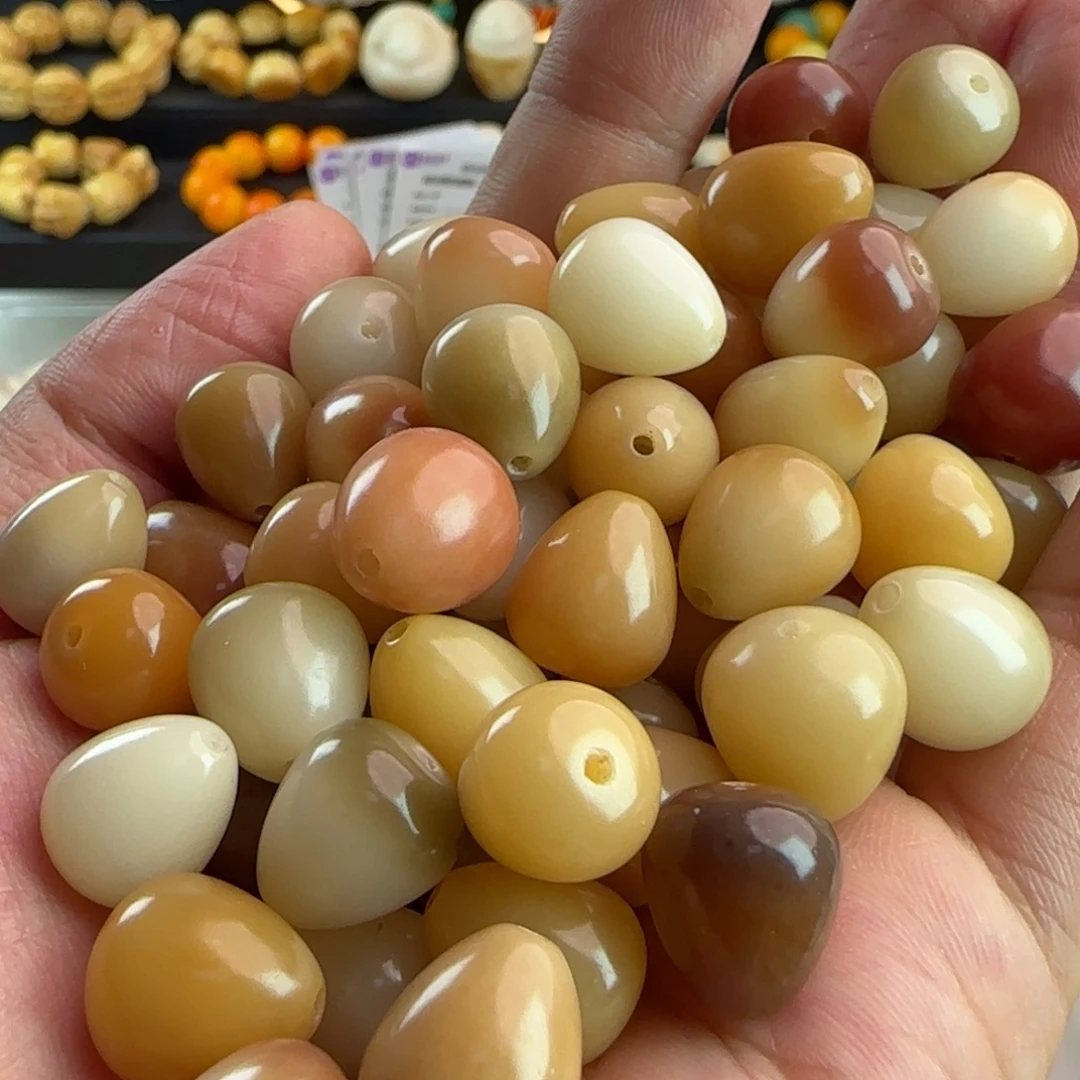 菩提根/象牙果手串卡13莫奈水滴40颗卡牌➕20备珠