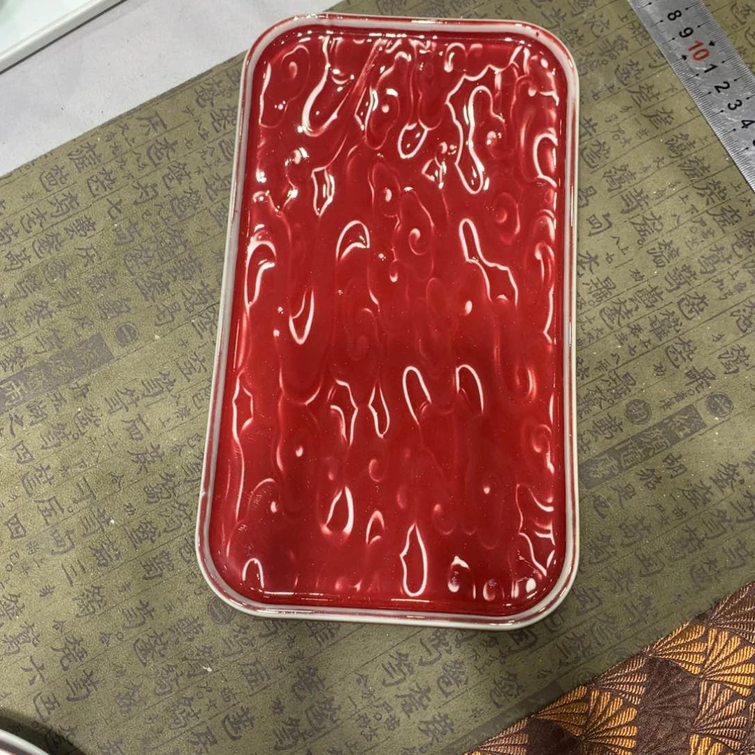 陶景德镇粗陶复古盘碗微瑕