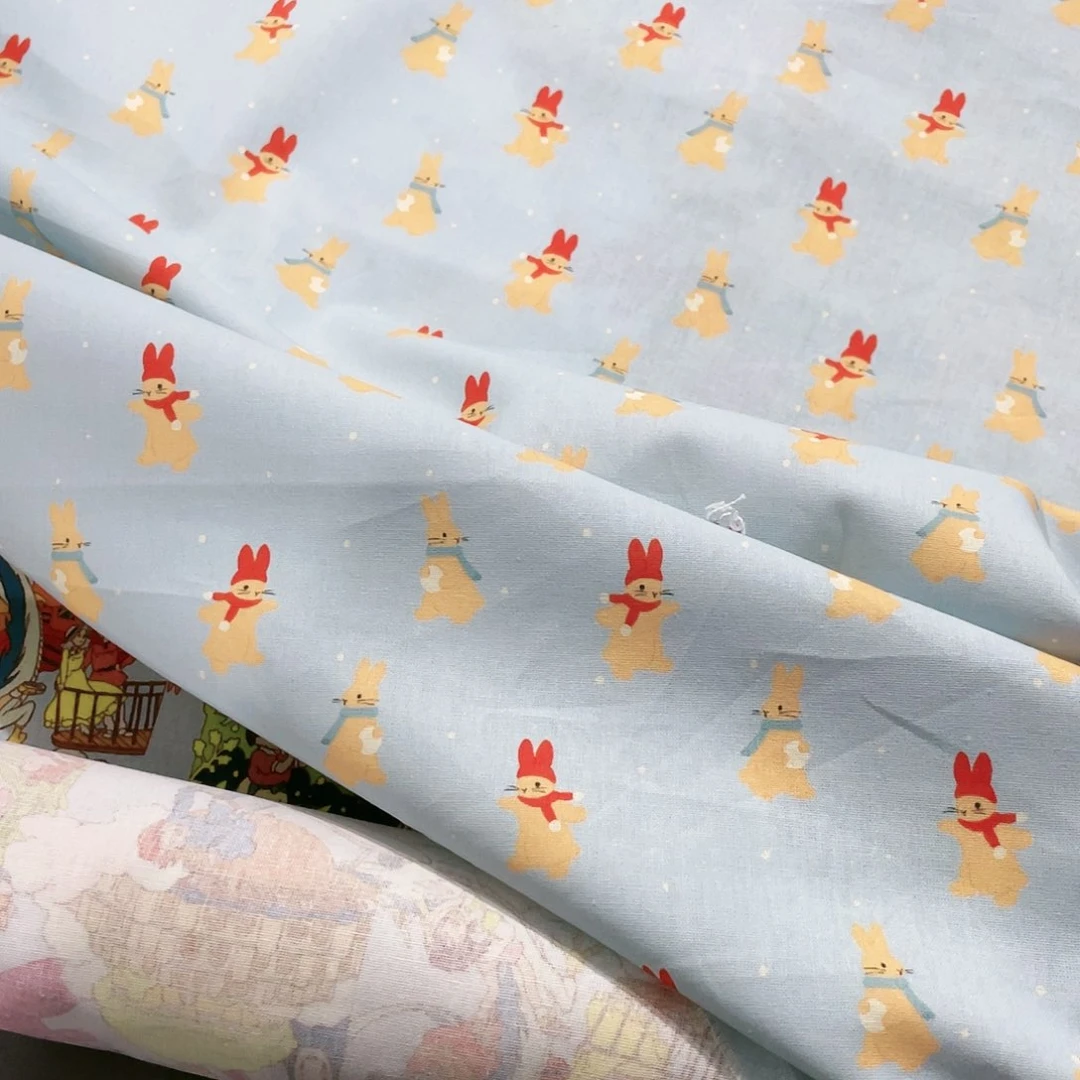 元宵福利一纯棉平布1.1米宽果子布艺地卷