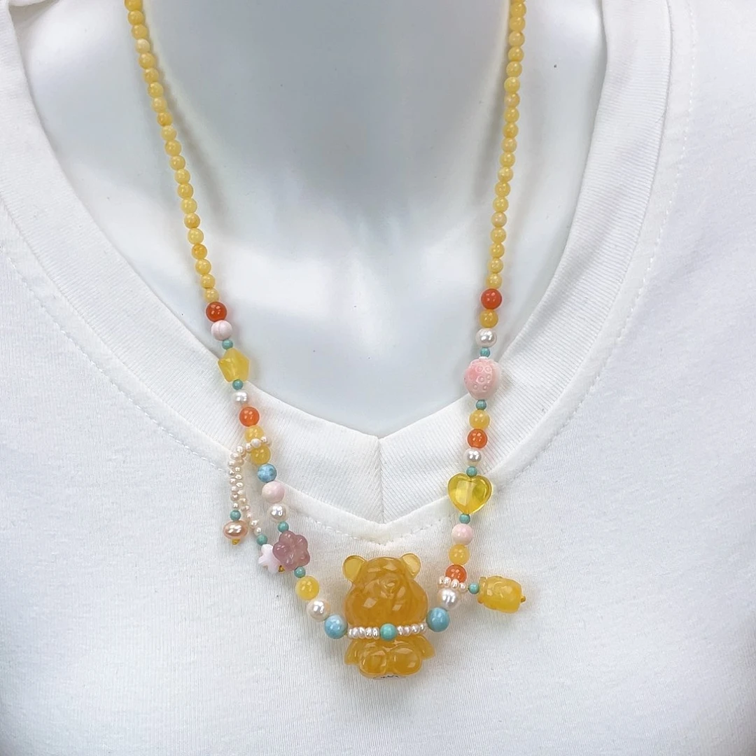 琥珀裸石未镶嵌蜜蜡