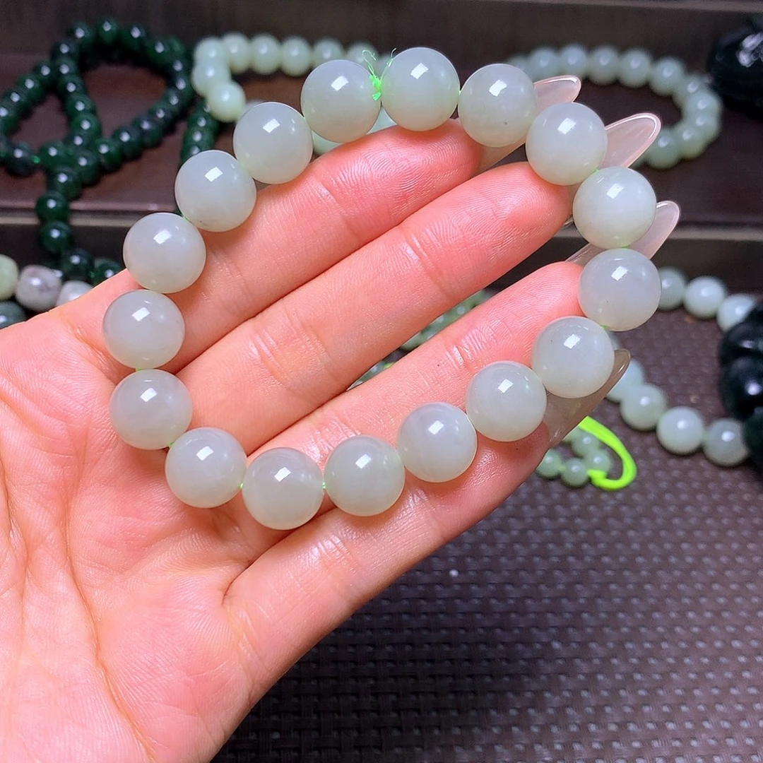 未镶嵌手串和田玉卡12