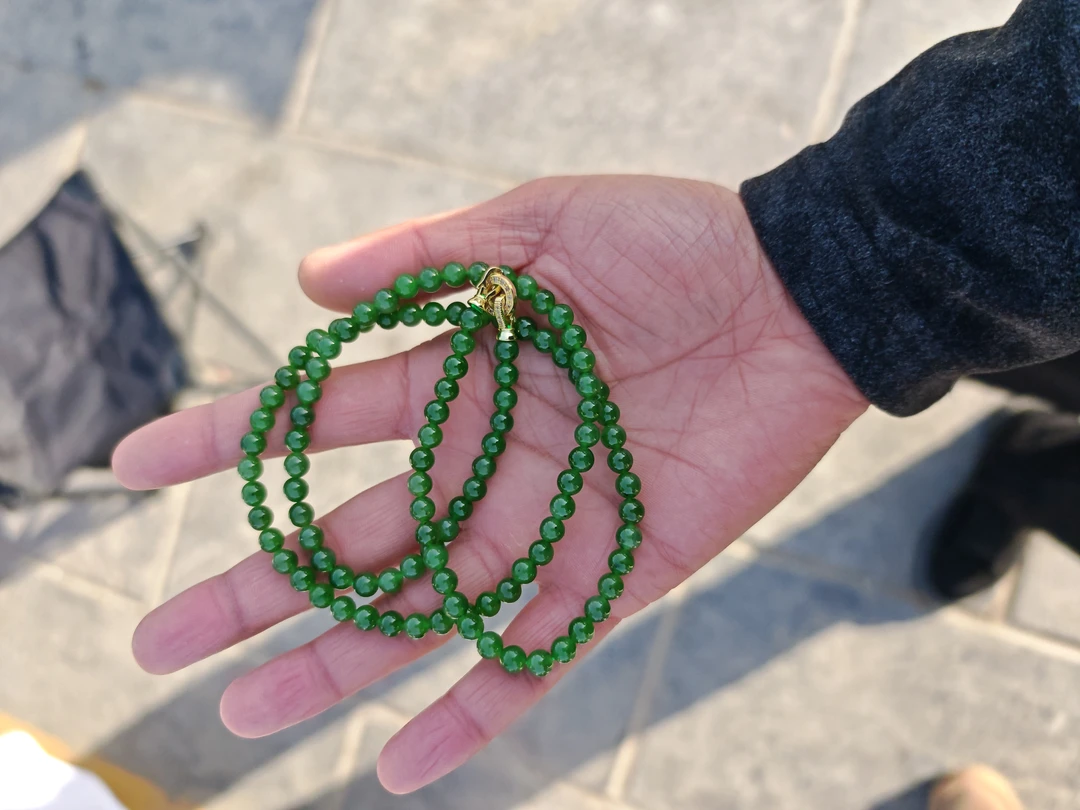 和田玉手串高端奢华款