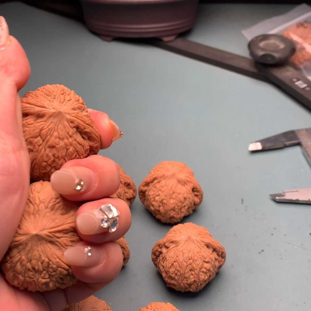 文玩核桃把件全品绣球4243