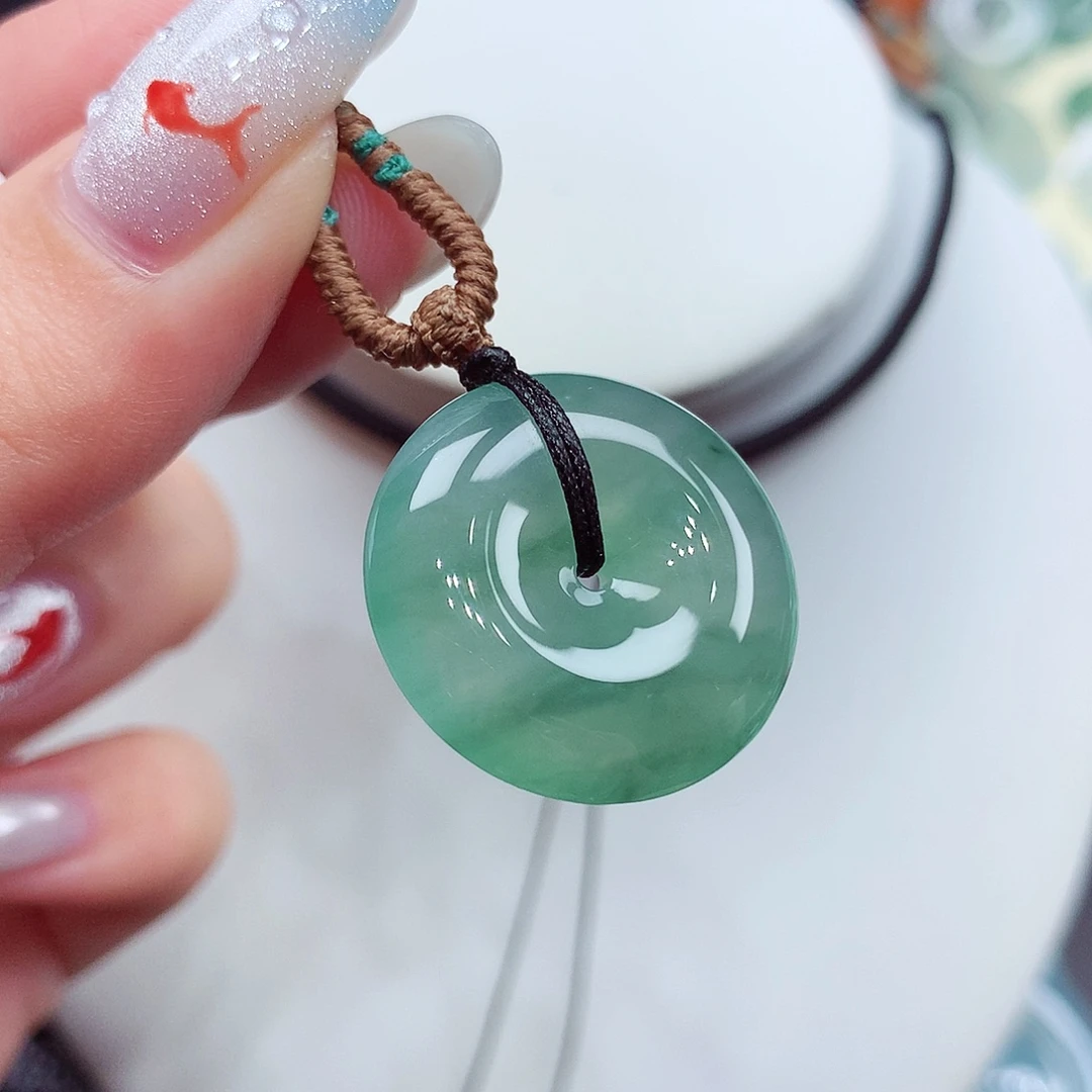 翡翠未镶嵌颈饰翡翠15，22.9/6.1