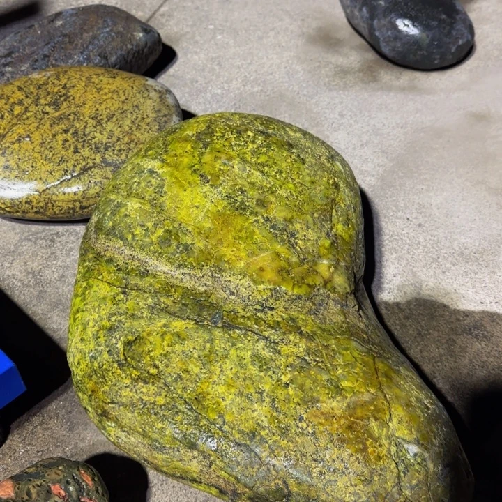 湖***说益茶堂祝您生活愉快黄翠大原石定金