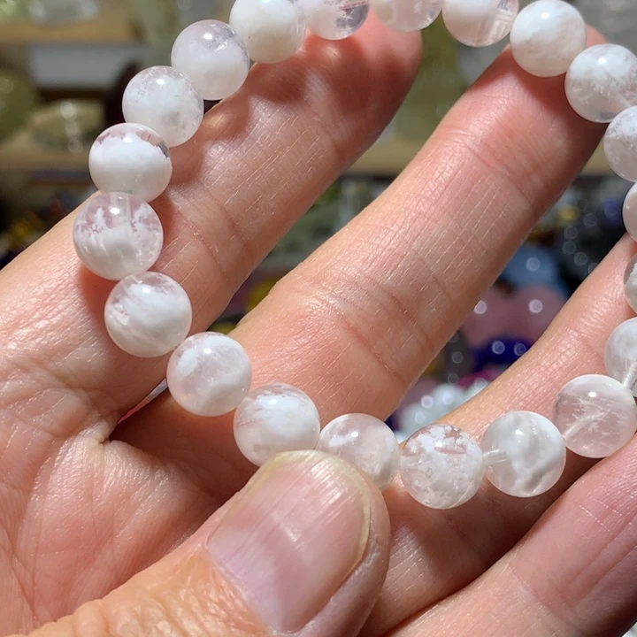 ****石英石非金属9mm手串
