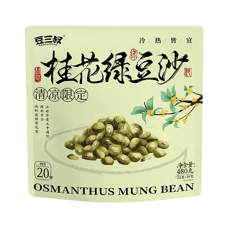 麦德龙豆三叔桂花绿豆沙480g