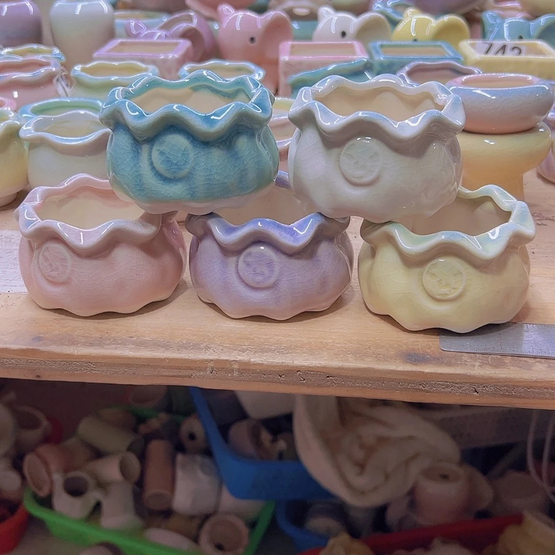 陶瓷花盆单场满12包邮