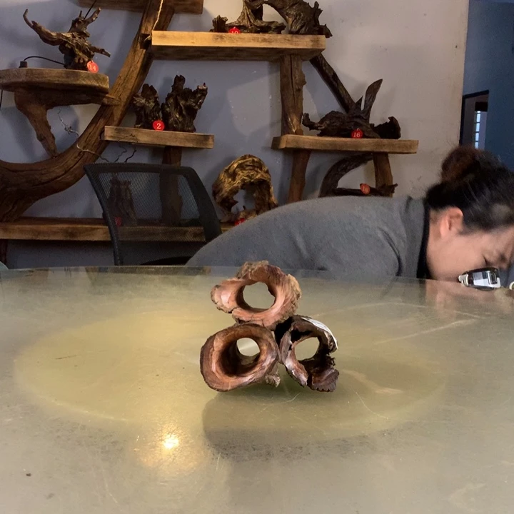 雷***雨天然的云南紫柚木会黄水