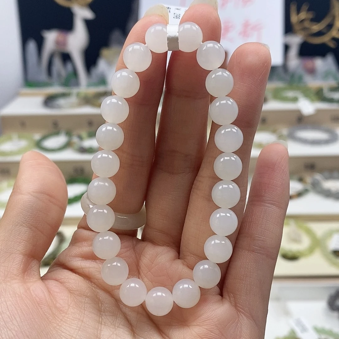 未镶嵌手串和田玉遠*