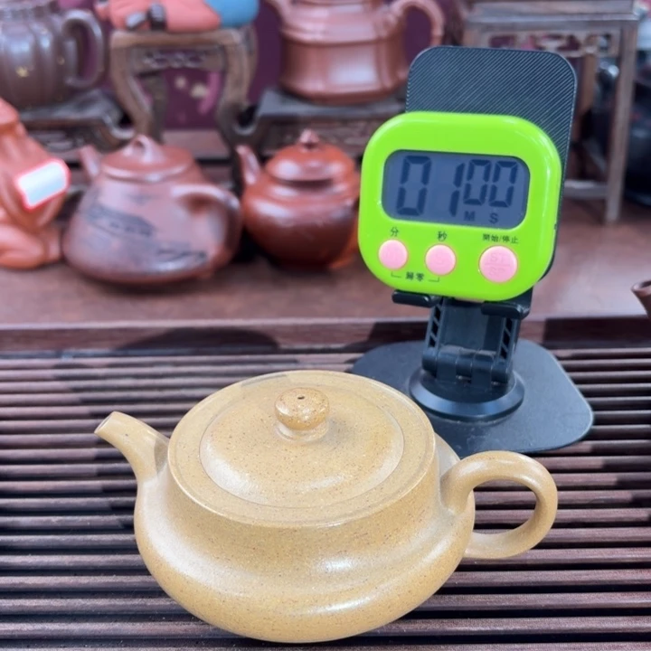 鹿***茸紫砂茶壶宜兴原矿黄金段