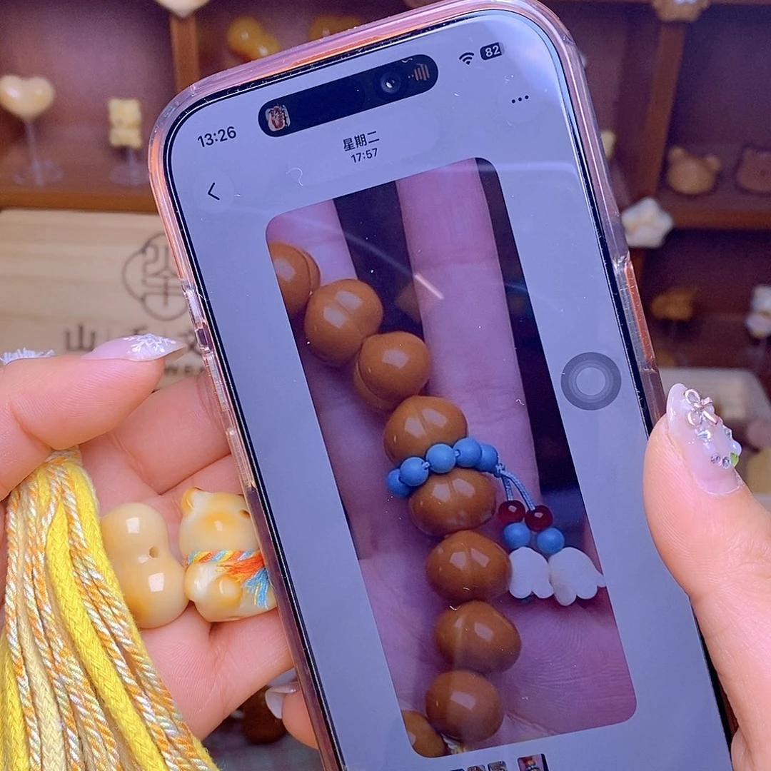 猴头核桃吊坠金桂和炭烤心和抱心熊和风铃花绿提溜