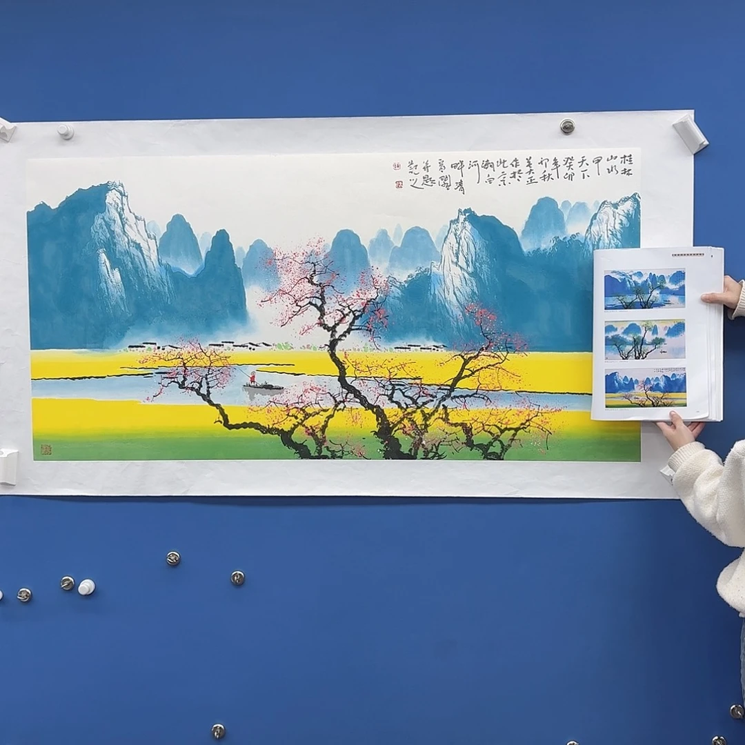 国画多次参加国内外大型画展