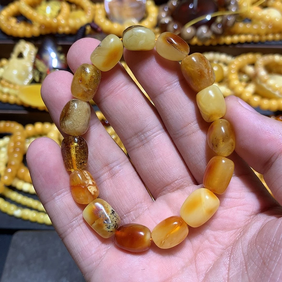 琥珀未镶嵌珠宝奇石