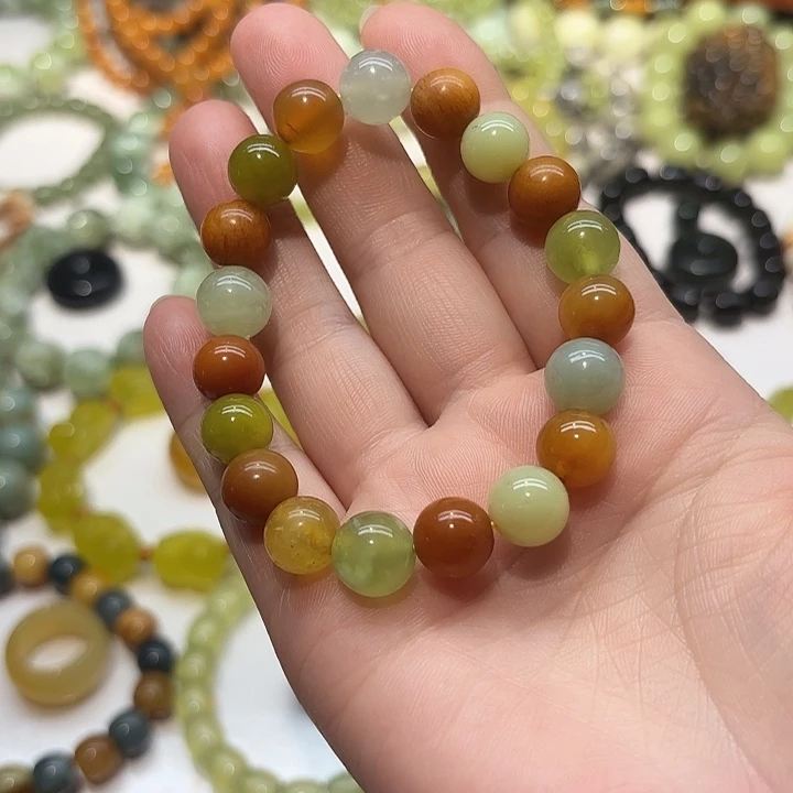 蛇纹石玉未镶嵌手串