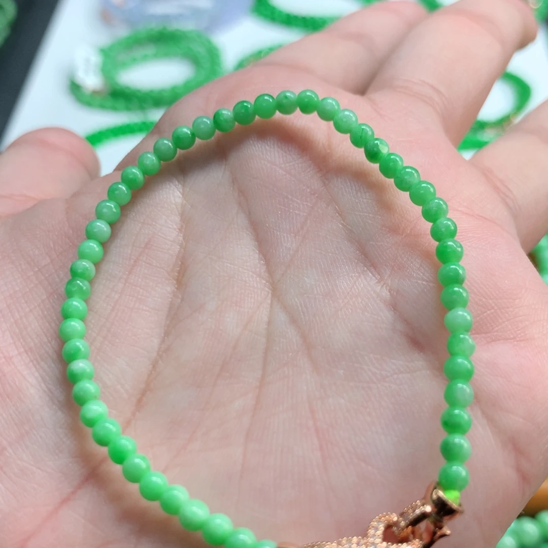 翡翠未镶嵌手链翡翠