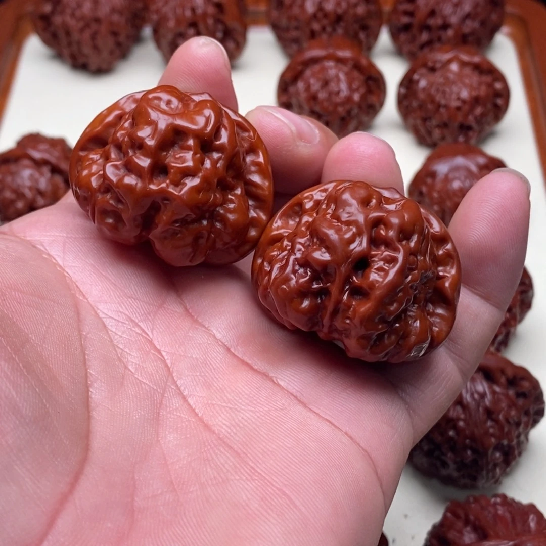 南***梦吊坠文玩核桃蛤蟆头狮子头