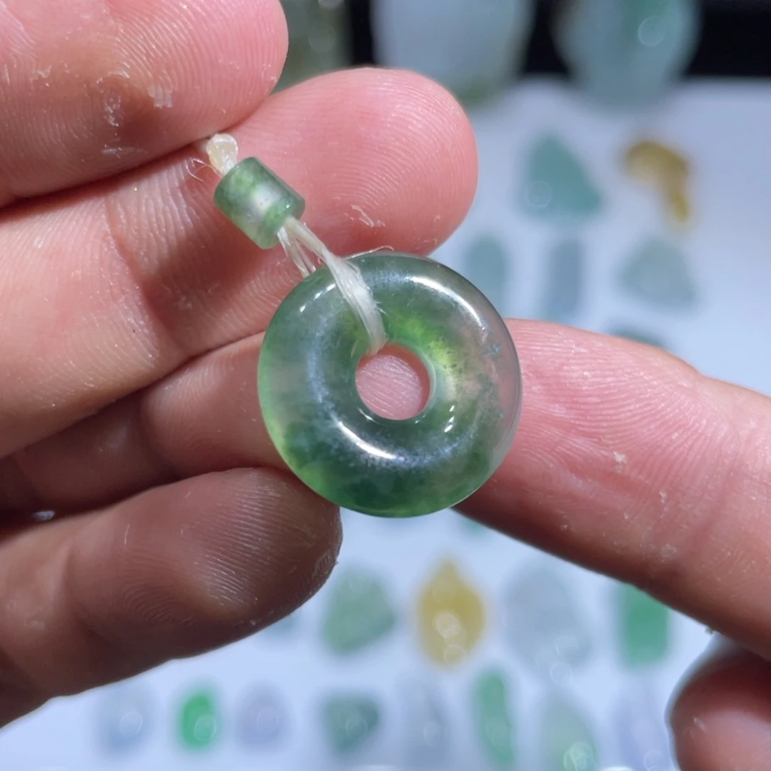 颈饰未镶嵌翡翠甜甜圈