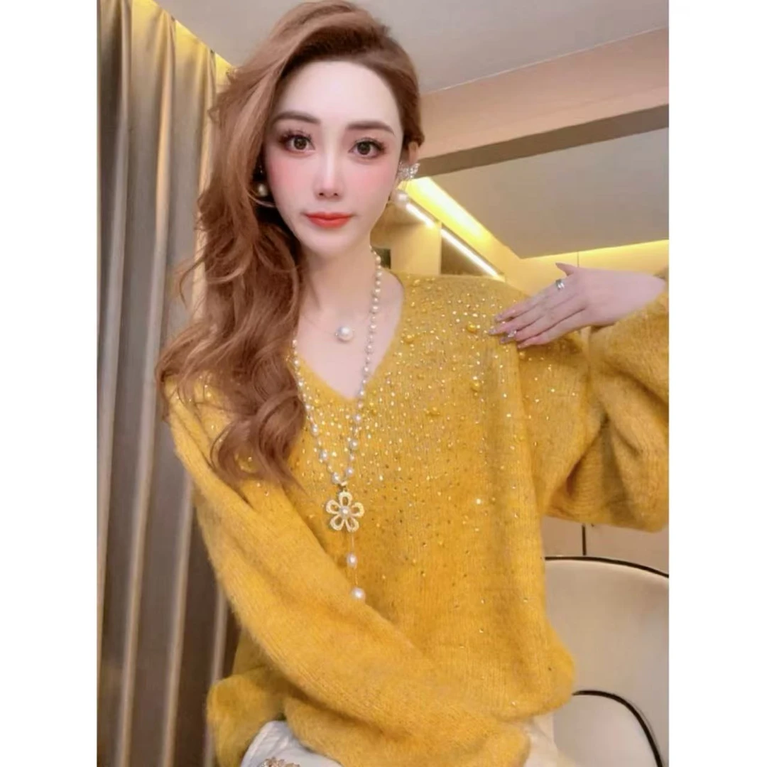 【晚冬悸动】重工钉珠保暖毛衣