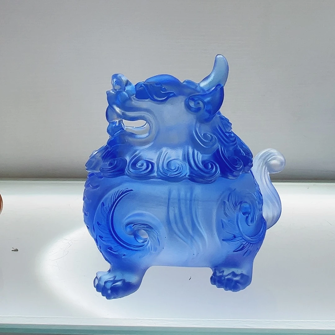 【闪购商品】手工艺品琉璃狻猊香炉中号