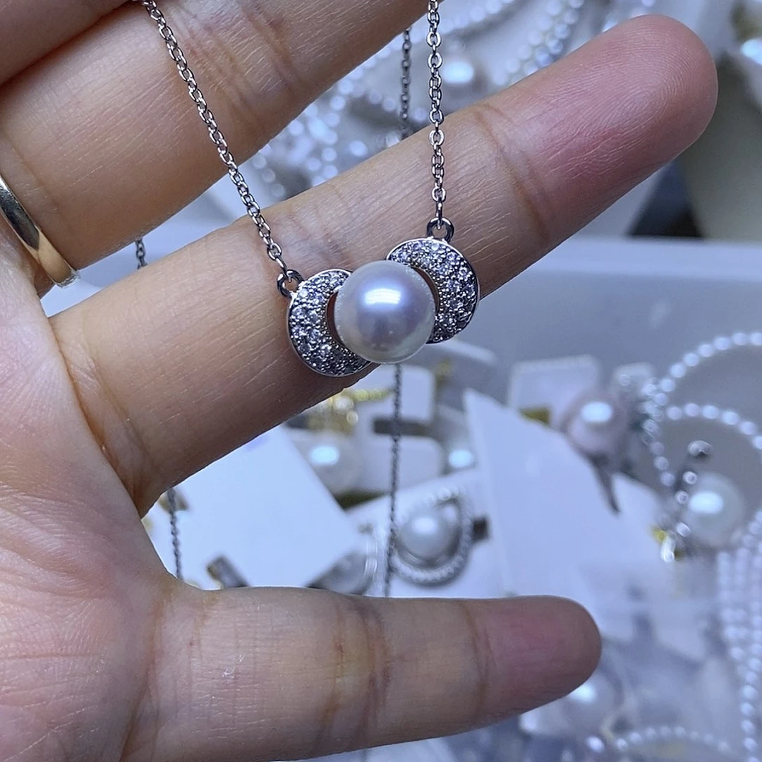 未镶嵌淡水珍珠吊坠或者耳钉