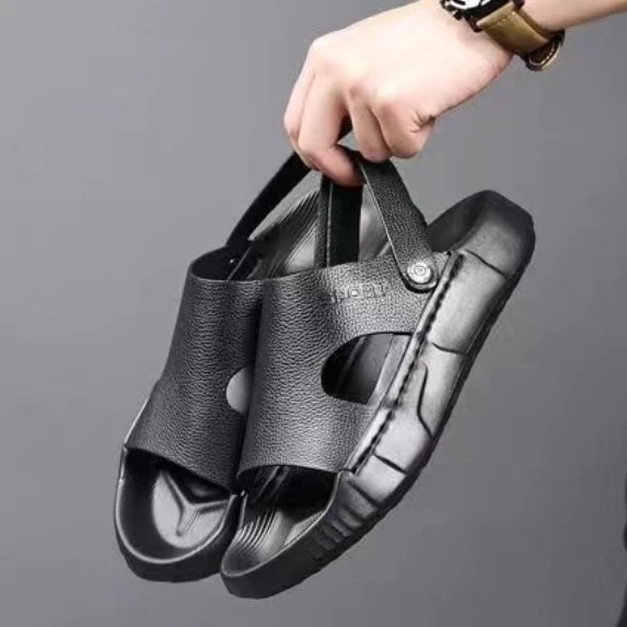 2025新款夏季男士拖鞋休闲软底两用防滑沙滩鞋凉鞋