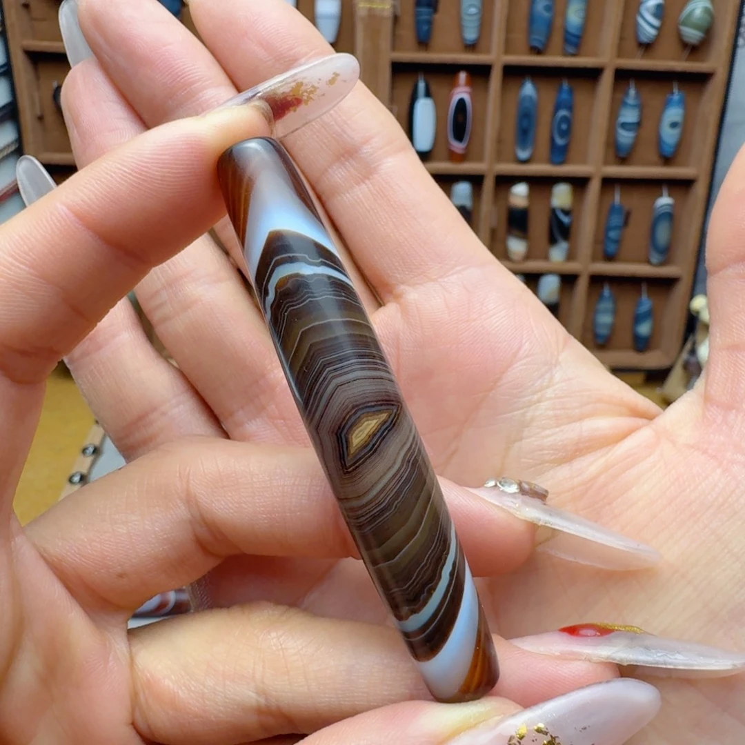 玛瑙/玉髓未镶嵌锁骨