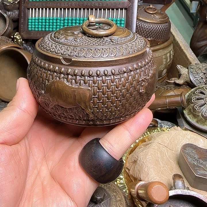 铜器办公室茶室摆件