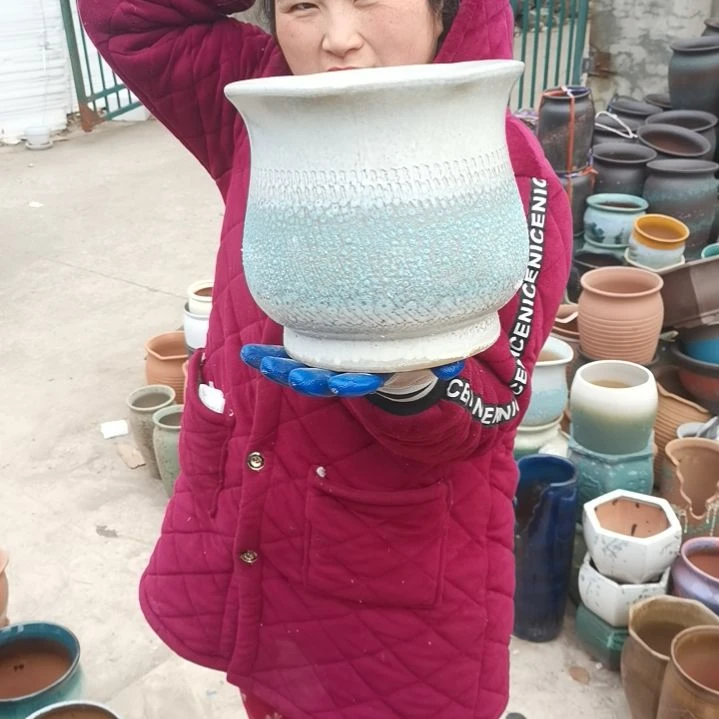 红陶口21高20瑕疵