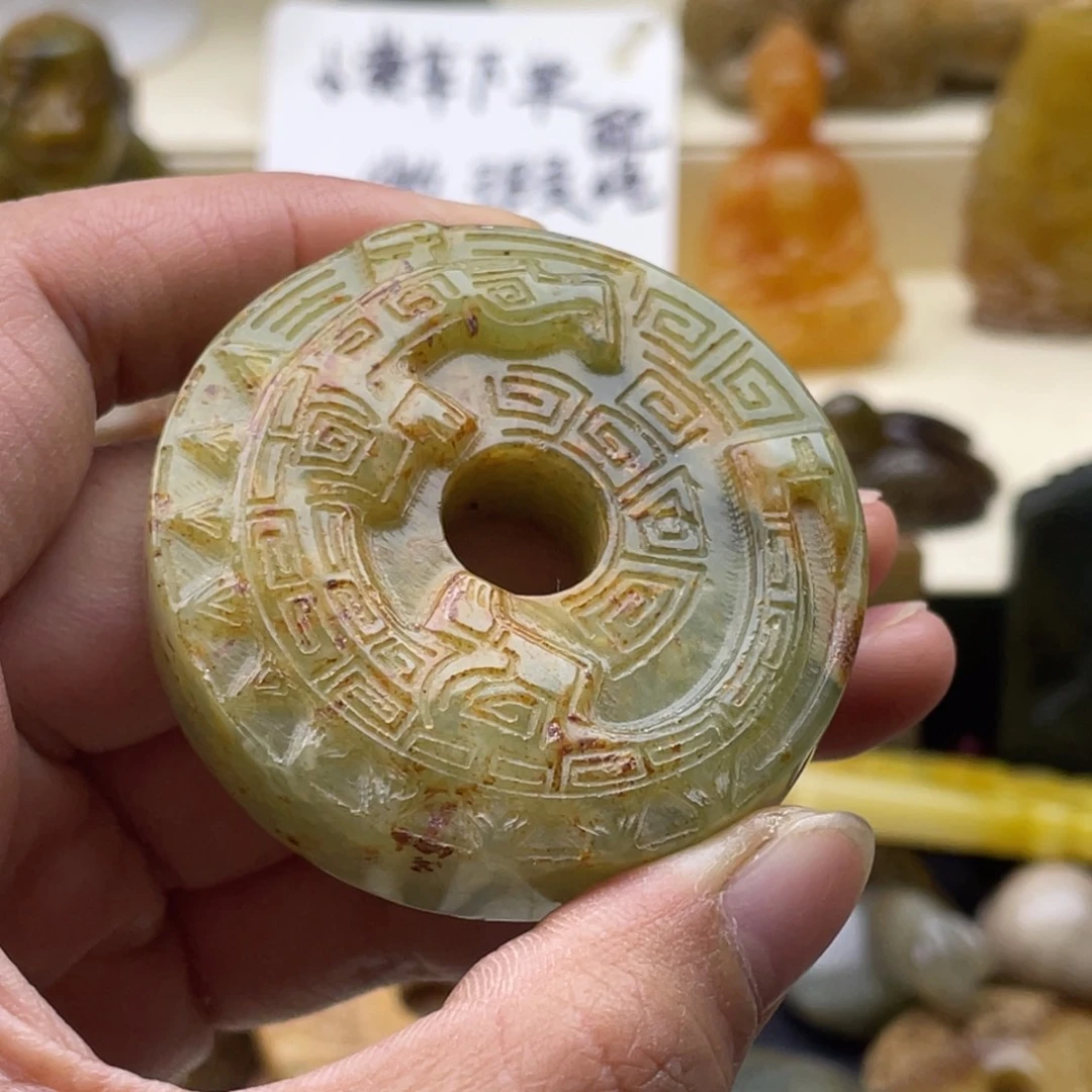 未镶嵌蛇纹石玉颈饰324
