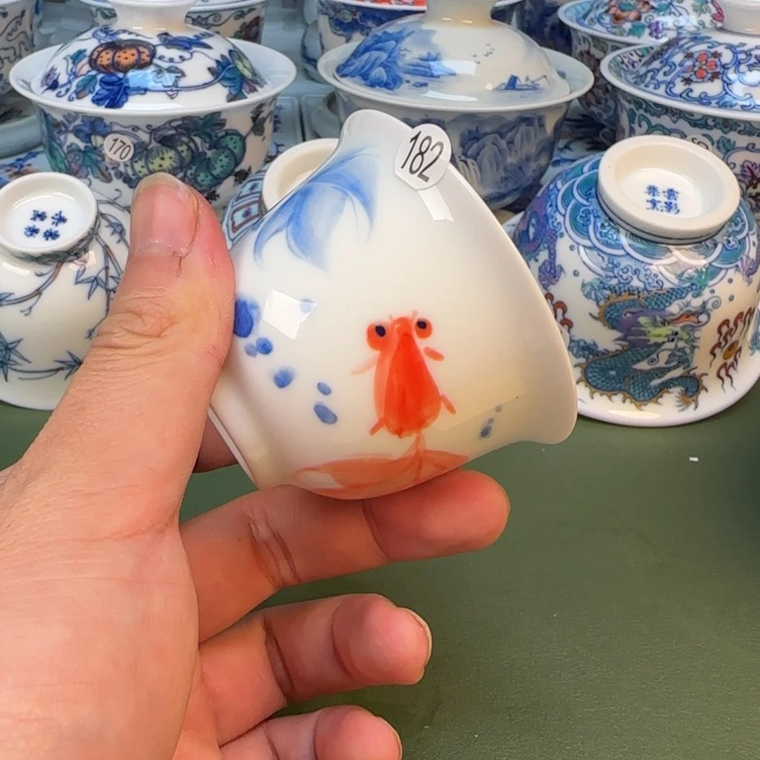 彦祖纯手工手绘茶具182