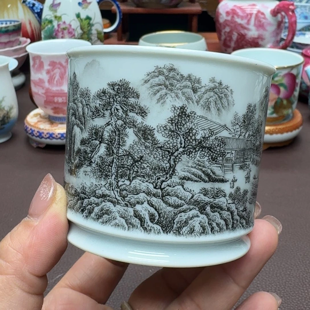 瓷片景德镇仿古手工制作精品展示