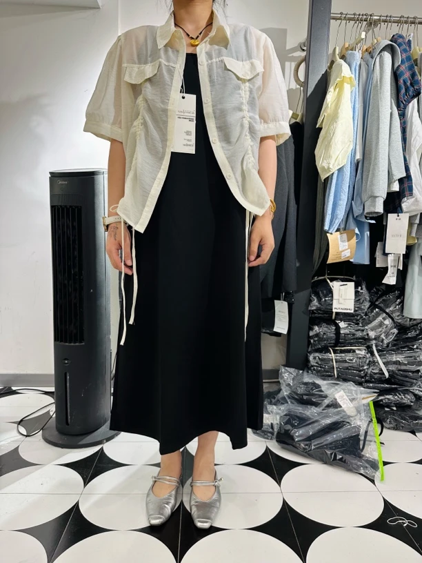 【实体店高品质】夏款孕妇防晒两件套长裙