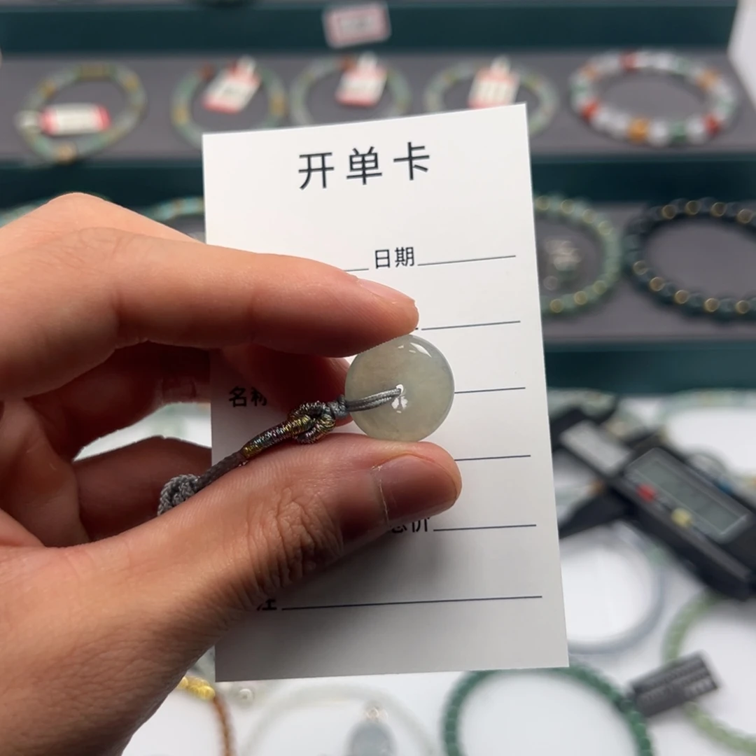 翡翠未镶嵌手链缅甸A货翡翠 A23